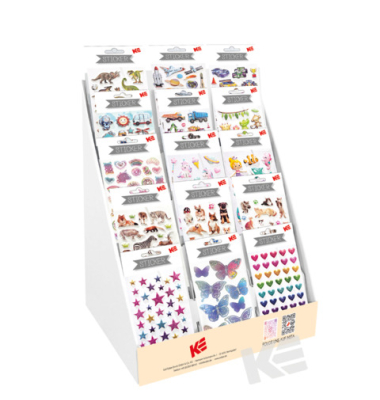 Sticker 75BK sortiert