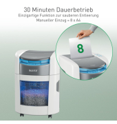 Aktenvernichter IQ OptiMax Home Office 150, 8038-00-00, Partikelschnitt (P-4)