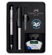 Geschenkset 3-tlg.Essentio Metall silber