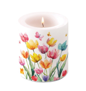 Kerze 19321375 Fantasy flowers 10cm (H) 