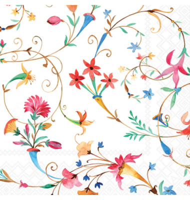 Motivserviette 25x25cm Florence