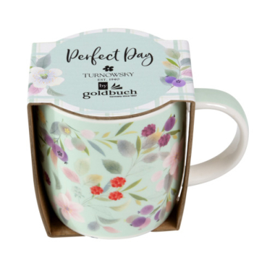 Kaffeetasse Blissful Blossom green