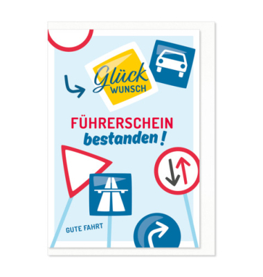 Gl&uuml;ckwunschk. z. F&uuml;hrerschein