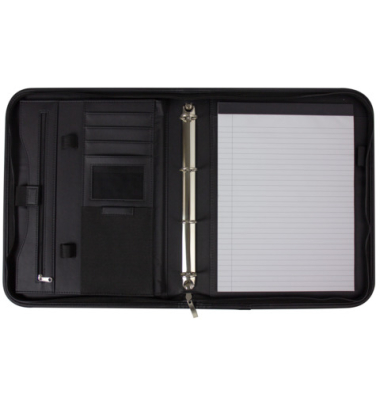 Schreibmappe A4 4R schwarz