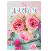 Geburtstagskarten 01-439 zum Geburtstag mehrfarbig