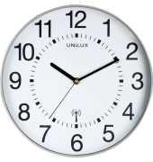  Wanduhr Maxi Wave 400094565, hellgrau, 37,5cm, rund, analog