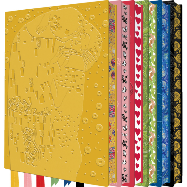 6 Stück FLAME TREE Notizbuch SO35, mehrfarbig, A5, gepunktet, 80g, 88 Blatt / 176 Seiten  FLAME TREE