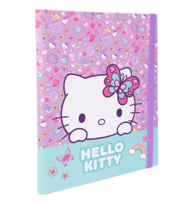 Heftbox Pastell-Pink Serie 15307PTR, A4 t&uuml;rkis/lila, 3cm F&uuml;llh&ouml;he, Karton