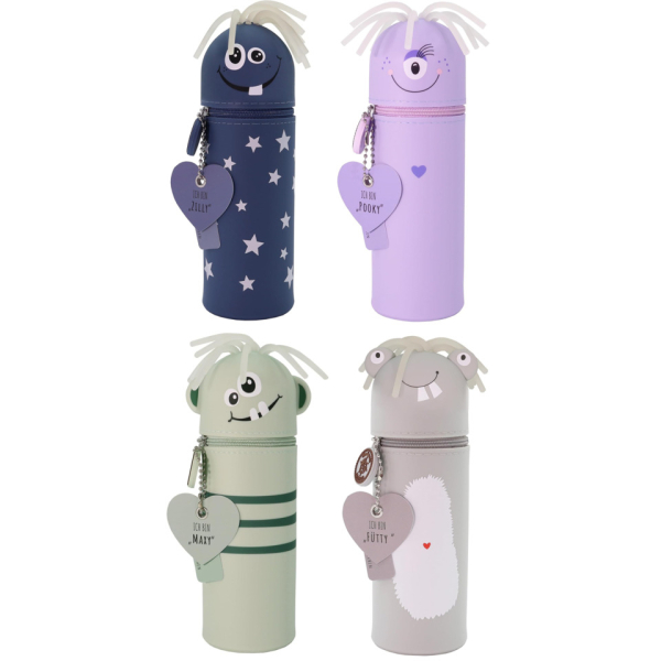 LULUBUG Federmäppchen Silikon Monster Gang 4251932326195 LULUBUG