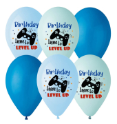 6 Ballons  Gamer Birthday