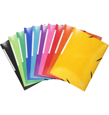Sichtmappen Kr&eacute;acover Pastel 5829E, A4 farbig sortiert Polypropylen -