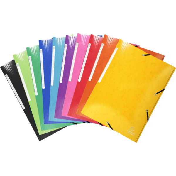 Exacompta Sichtmappen Kréacover Pastel 5829E, A4 farbig sortiert Polypropylen - 3130630058298 Exacompta
