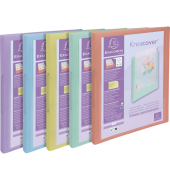 Ringbuch Kr&eacute;acover Pastell 54279E, A4 2 Ringe 15mm Ring-&Oslash; Polypropylen farbig sortiert