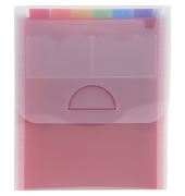 F&auml;chermappe Crystal 55798E, kristall, A4, 6 F&auml;cher