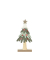 Weihnachtlicher  Baum 12x4xH25cm