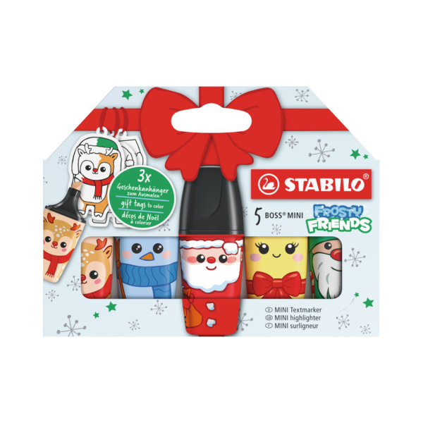 10 Stück Stabilo Textmarker 07/05-32-10, Packung (5 ), farbig sortiert, 2-5mm Keilspitze 4006381630887 Stabilo