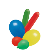 Luftballons 100 St&uuml;ck sortiert