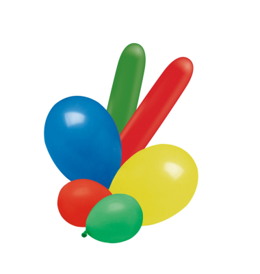 Luftballons 100 St&uuml;ck sortiert