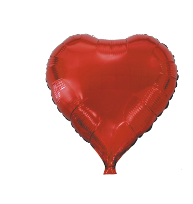 Folien Ballon Herz 45cm rot
