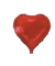 Folien Ballon Herz 45cm rot