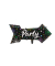 Folien Ballon Schild Party 75cm