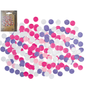 Papierkonfetti pinklila 10g M&auml;dchen