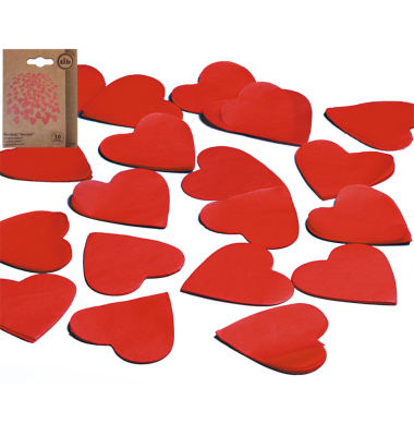 Papierkonfetti Herzen 10g