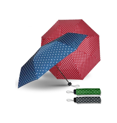 Regenschirm Mini, Damen, Punkte Design