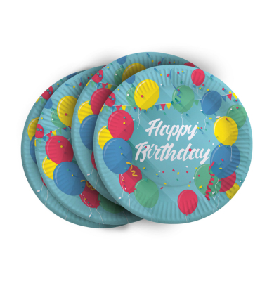 Motivteller 8ST Happy Birthday