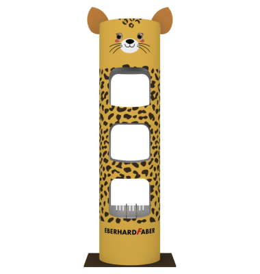 Bodendisplay Leopard Leer Animal Earse I