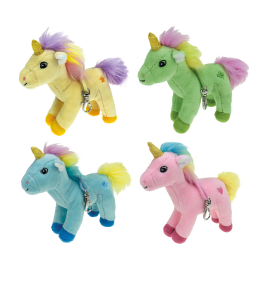 Schl&uuml;sselanh&auml;nger Einhorn sortiert 12 Er