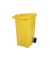 Sammelbeh&auml;lter mit 2 R&auml;der, gelb, 240 Liter
