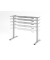Sitz-Steh-Schreibtischgestell VXDSM VXDSM20G/S, elektrisch h&ouml;henverstellbar, 63-127cm (H), T-Fu&szlig;-Gestell, silber
