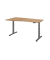 Sitz-Steh-Schreibtisch VXDSM, elektrisch h&ouml;henverstellbar, 127cm (H), 180x100cm (BxT), asteiche / graphit