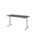 Sitz-Steh-Schreibtisch VXDSM, elektrisch h&ouml;henverstellbar, 127cm (H), 180x80cm (BxT), graphit / silber