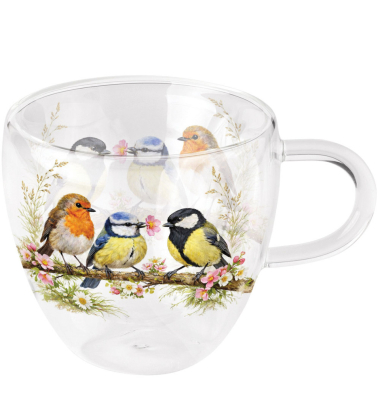 Teeglas 0.2 L Vogelfreunde