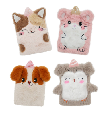 VE Pl&uuml;sch Notizbuch Party Animals, A5