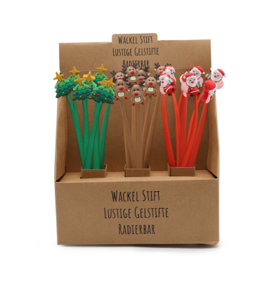 Display Wobble Pen Wackelstift X-MAS