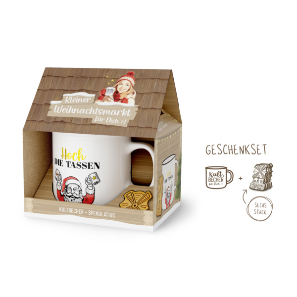4 Stück LA VIDA Geschenkset Tassen Schöne Weihnachten 4027268366576 LA VIDA