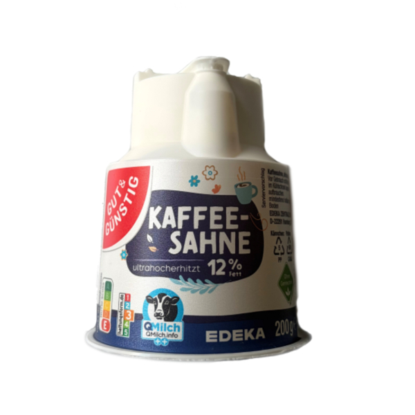 Gut und Günstig Kaffeesahne 12% 200g 4311501120248 Gut und Günstig 200 Gramm