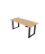 Sitz-Steh-Schreibtisch Move heavy duty, elektrisch h&ouml;henverstellbar, 75-125cm (H), 180x80cm (BxT), rechteckig, eiche hell / anth