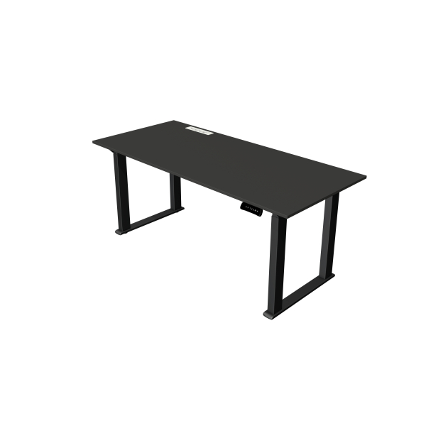 Kerkmann Sitz-Steh-Schreibtisch Move heavy duty, elektrisch höhenverstellbar, 75-125cm (H), 180x80cm (BxT), rechteckig, anthrazit / anthr
