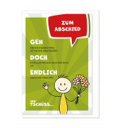 Humorkarte Abschied
