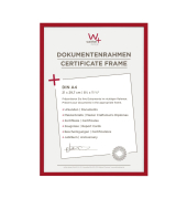 New Lifestyle    21x29,7 Kunststoff rot DIN A4     KV130R