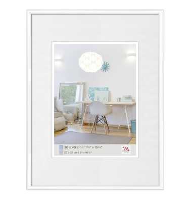 New Lifestyle      30x40 Kunststoff wei&szlig;           KV040W