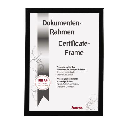 Madrid schwarz      21x29,7 Kunststoff DIN A4          66692
