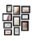 Nielsen 10er Ornament Set schwarz Kunststoff       8999325