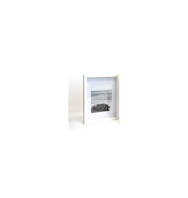 Nielsen Aura wei&szlig;          20x20 Holz inkl. Passepartout  1115001