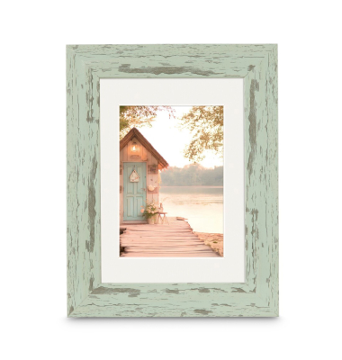 Cottage Pastell-Mint  15x20 Kunstst.inkl.Passepartout 193335