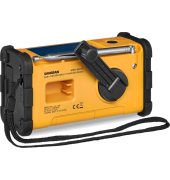 MMR-88 DAB+ (USB-C) gelb NotfallKurbelSolar Radio